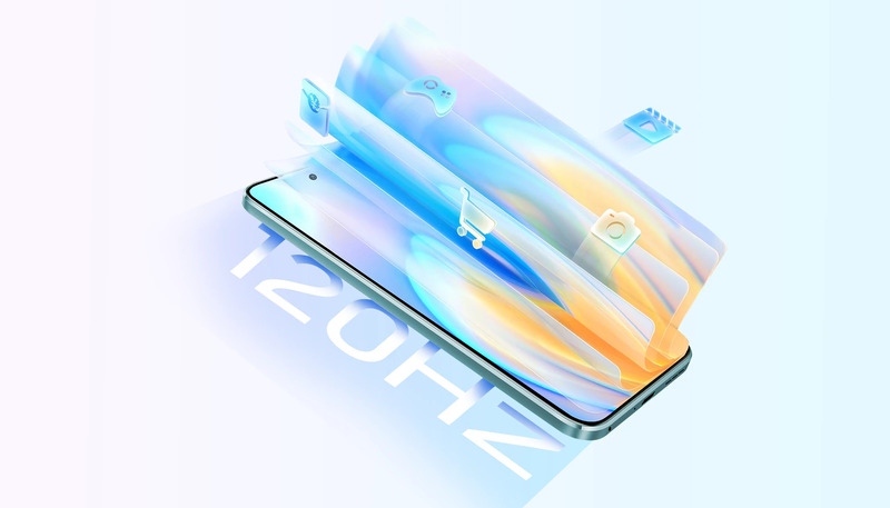 Màn hình lớn với tần số quét cao 120Hz.