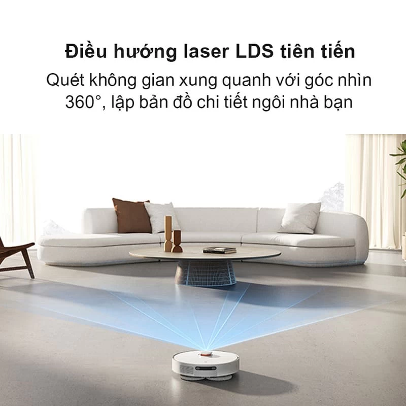 Xiaomi Vacuum X20 Plus Điều hướng laser LDS tiên tiến.