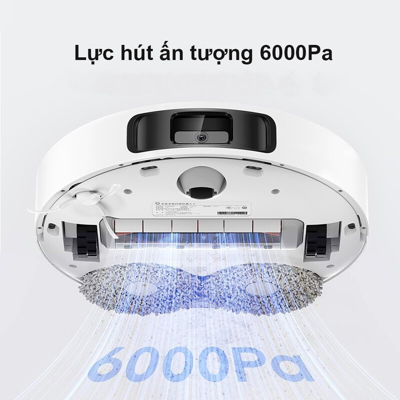 Lực hút ấn tương 6000Pa.