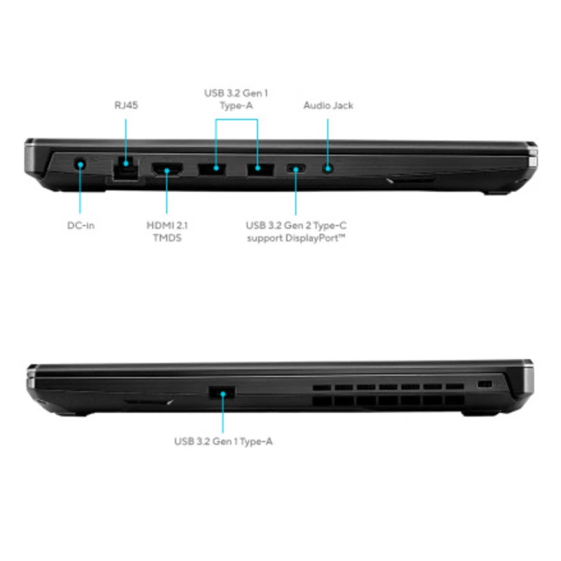 ASUS TUF Gaming A15 FA506NC-HN011W Khả năng kết nối đa dạng tiện dụng.
