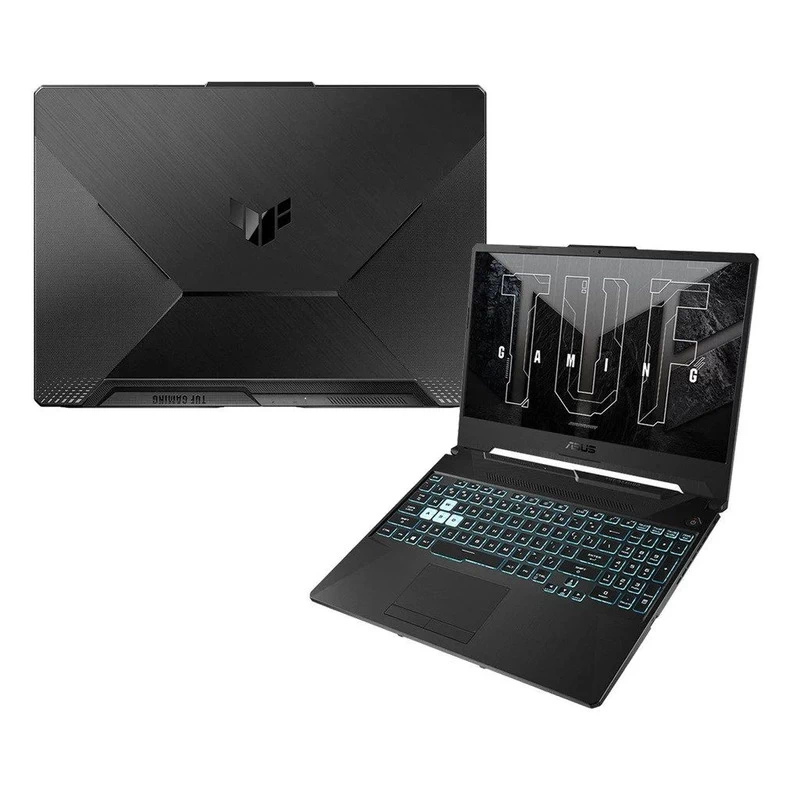 ASUS TUF Gaming A15 FA506NC-HN011W Thiết kế ngoại hình đầy nam tính, hầm hố.