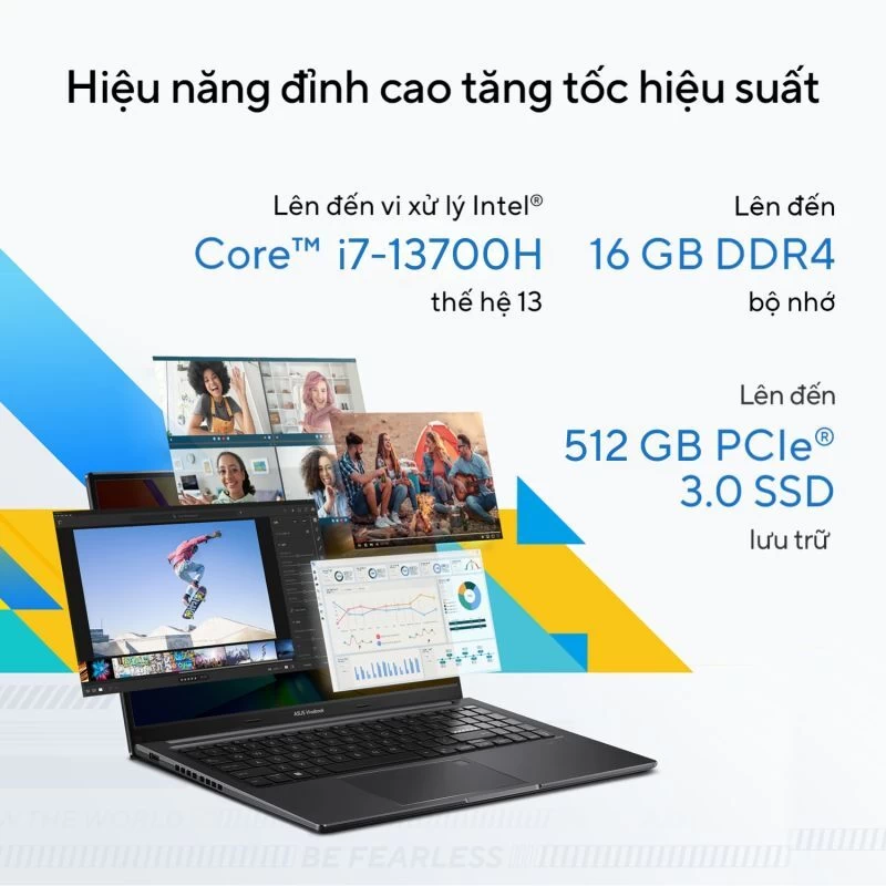 ASUS VivoBook 15 OLED A1505VA-L1491W Tốc độ làm mới và thời gian phản hồi