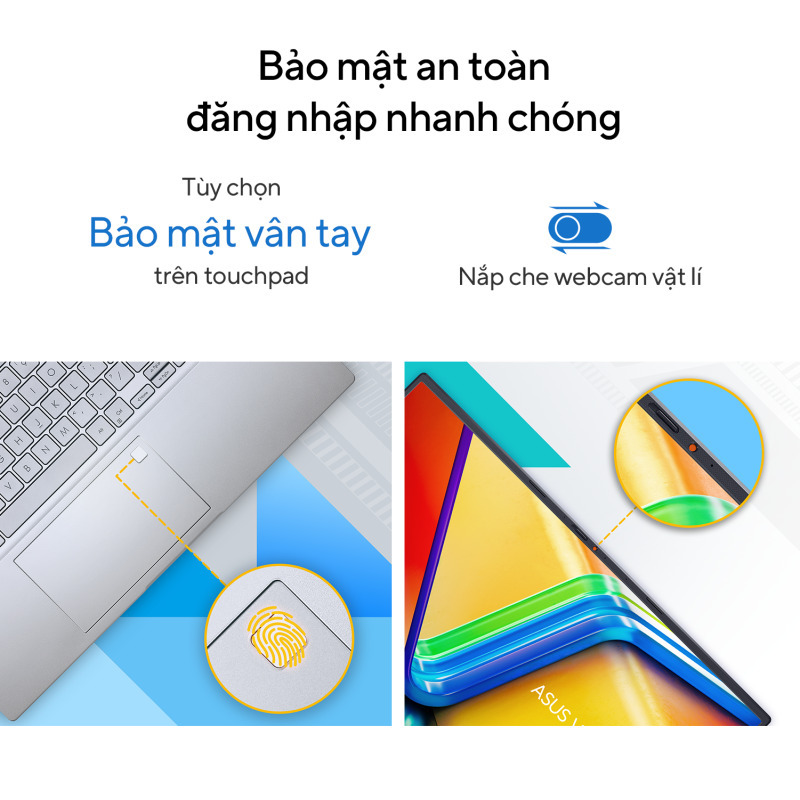 Bàn phím fullsize trên laptop ASUS VivoBook 15