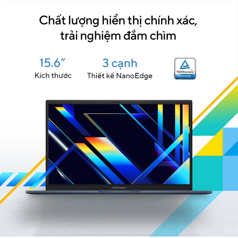 ASUS Vivobook 15 X1504VA-NJ069W Chất lượng hiển thị chính xác trải nghiệm đắm chìm.