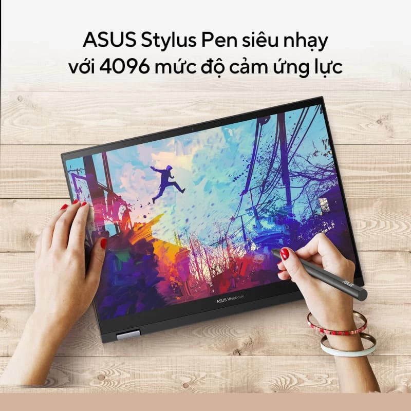 ASUS Vivobook S 14 Flip TP3402VA-LZ118W Ghi chú và sáng tạo cùng bút ASUS Stylus
