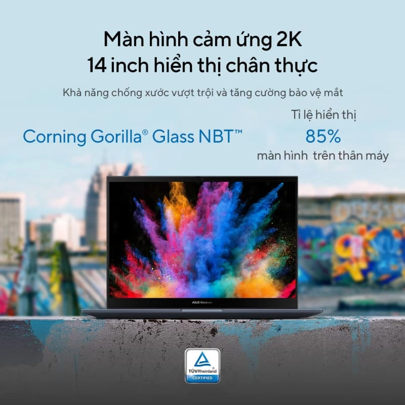 ASUS Vivobook S 14 Flip TP3402VA-LZ118W Công nghệ màn hình đáp ứng nhu cầu cơ bản