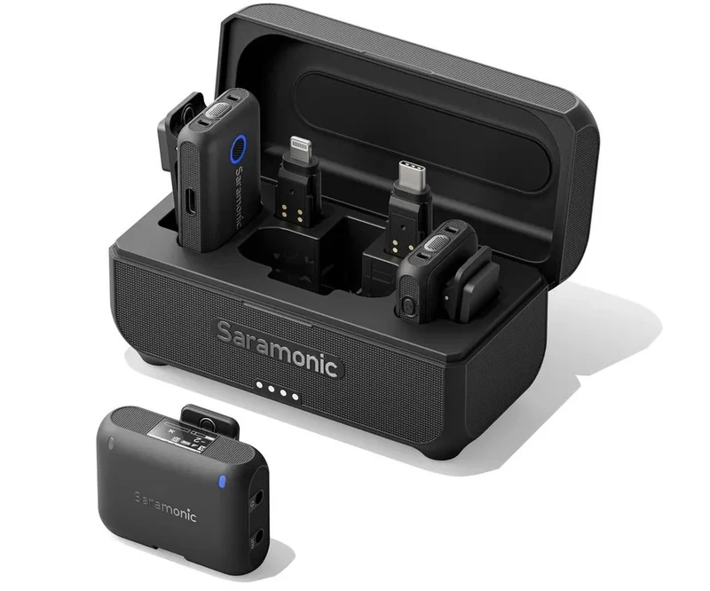 SARAMONIC BLINK500B2+ Bên trong bộ sản phẩm mic thu âm SARAMONIC BLINK500B2+