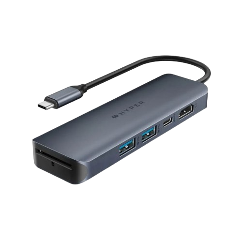 Cổng Chuyển Hyperdrive Next 6-In-1 Port Usb-C Cho Laptop/Macbook (HD4002GL)