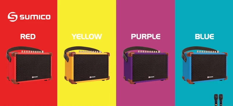 Loa Sumico Bella 42 100W 4 màu sắc của sản phẩm.