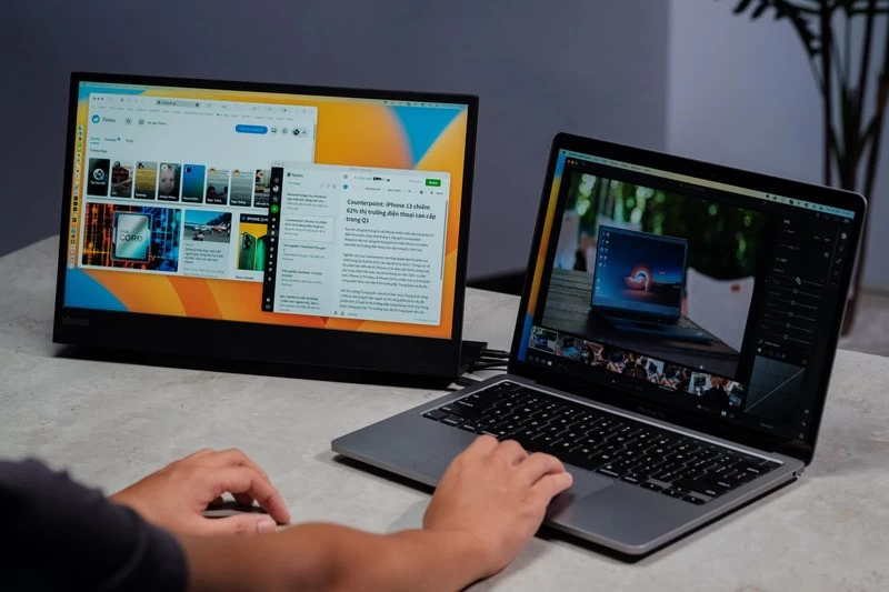 Màn hình di động Lenovo L15 Trải nghiệm hình ảnh sắc nét, sống động