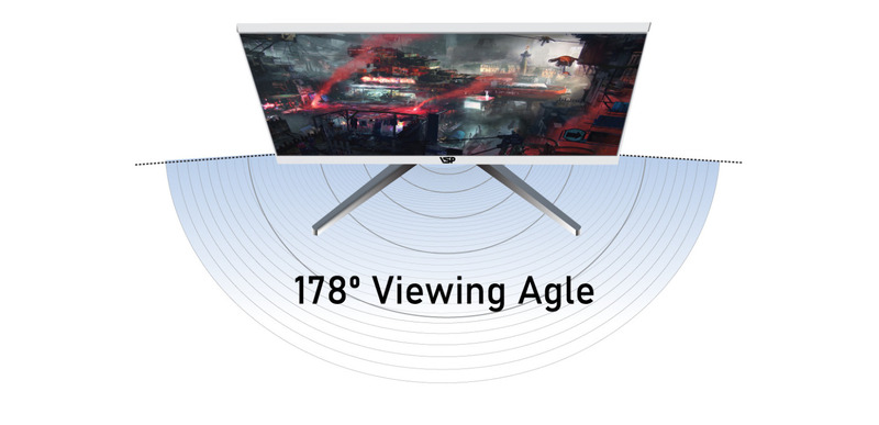 Góc nhìn rộng mở tầm nhìn người dùng.