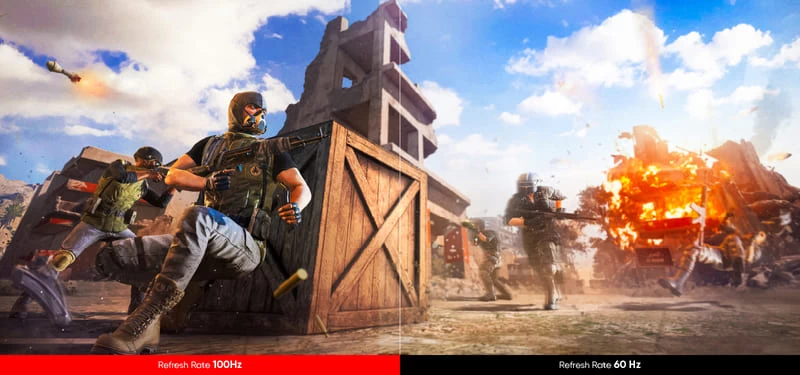 Màn hình VSP V2408S Tần số quét cao đem đến trải nghiệm mượt mà, trợn vẹn.