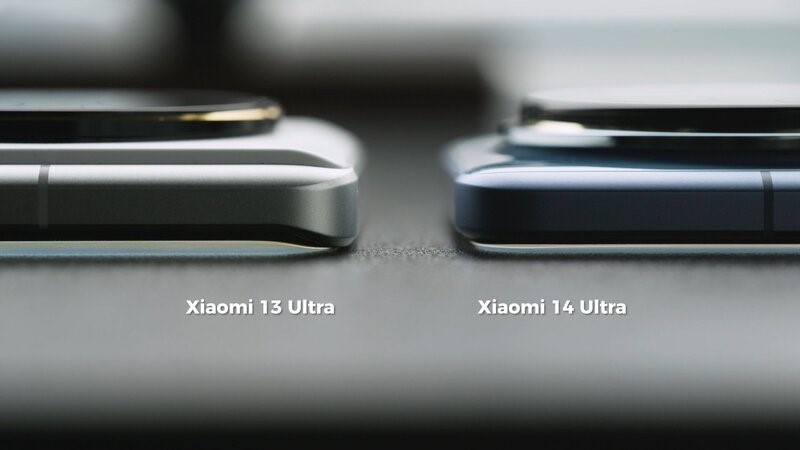 So sánh Xiaomi 13 Ultra dày hơn một chút với Xiaomi 14 Ultra 