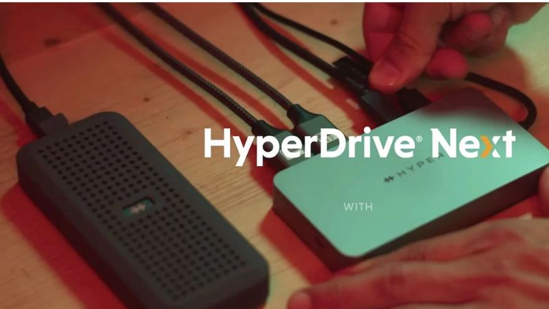 Dễ dàng lắp đặt Cục chia cổng Hyperdrive Next USB 4 Nvme SSD Enclosure HD5001GL.