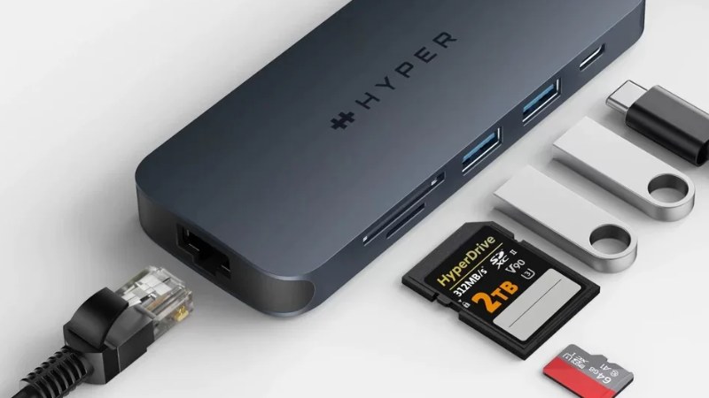 Hyperdrive Next 8 Port Usb-C Macbook/Laptop HD4004GL.