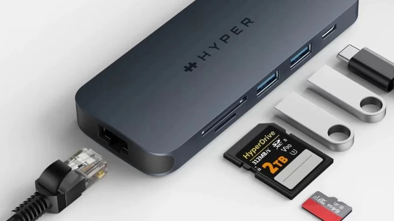 Hyperdrive Next 8 Port Usb-C Macbook/Laptop HD4004GL. Hyperdrive Next 8 Port Usb-C Macbook/Laptop HD4004GL.