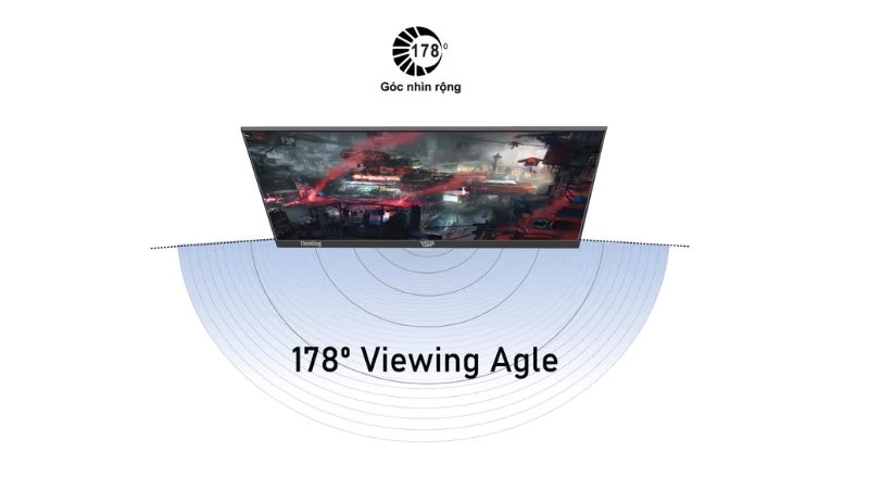 Tấm nền IPS cung cấp hình ảnh sắc nét và sống động. Tấm nền IPS cung cấp hình ảnh sắc nét và sống động.