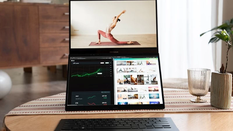 Laptop ASUS Zenbook DUO UX8406MA-PZ142W. Laptop ASUS Zenbook DUO UX8406MA-PZ142W.
