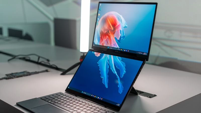 Laptop ASUS Zenbook DUO UX8406MA-PZ307W. Laptop ASUS Zenbook DUO UX8406MA-PZ307W.