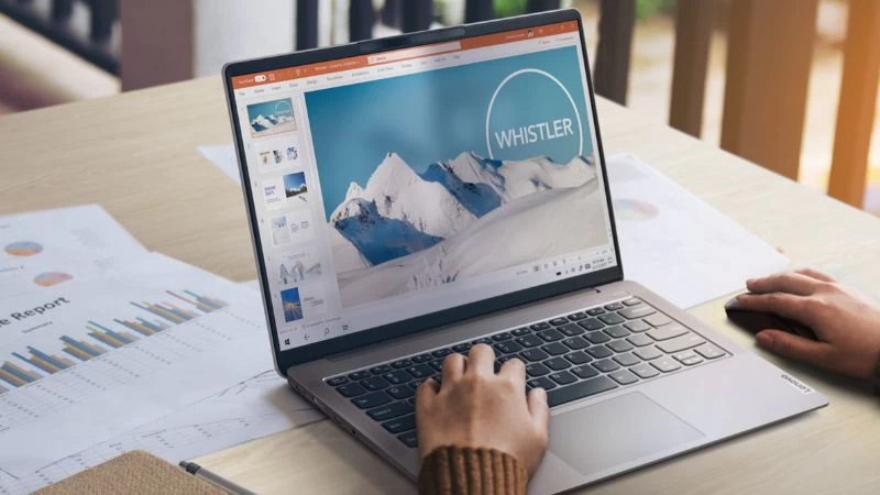 Màn hình laptop Lenovo Ideapad Slim 5 14 inch sắc nét, chuẩn màu rực rỡ. Màn hình laptop Lenovo Ideapad Slim 5 14 inch sắc nét, chuẩn màu rực rỡ.