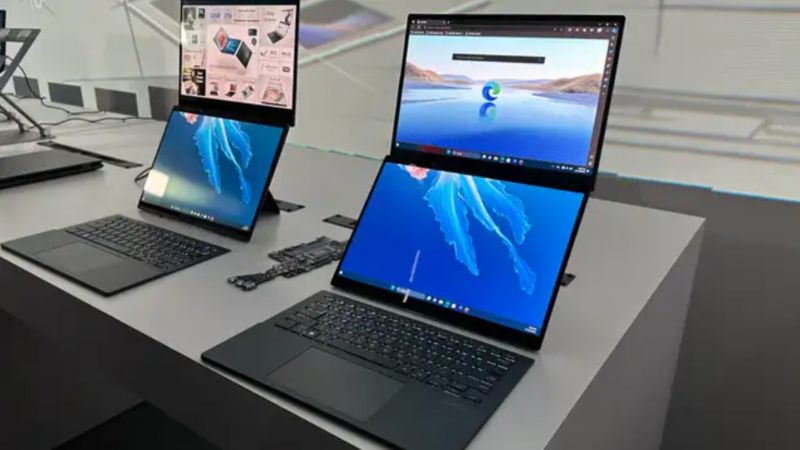 Chế độ linh hoạt hơn với 2 màn hình.