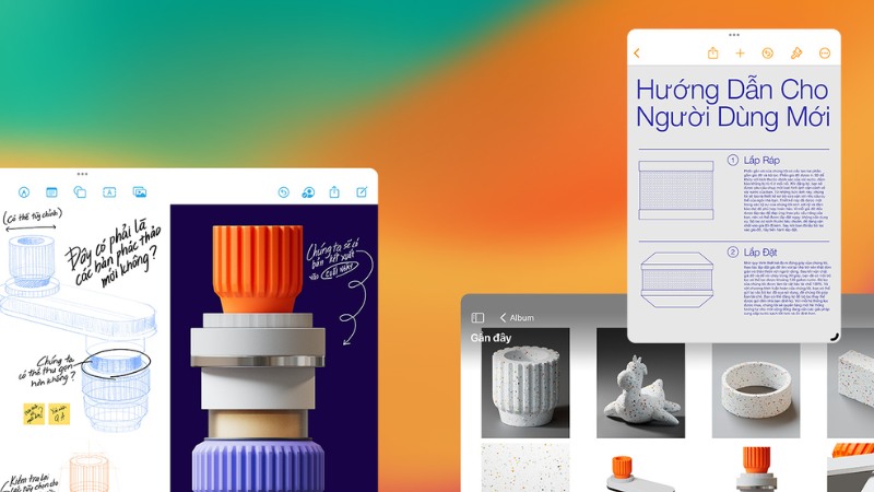 iPadOS khai thác tối đa sức mạnh chip M4 hỗ trợ cho mọi ứng dụng.