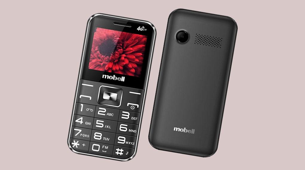Điện thoại di động Mobell F209 4G có thiết kế nhỏ gọn, dễ dàng mang theo 24/7