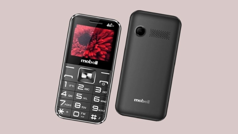 Mobell F309 4G có thiết kế gọn nhẹ và tiện lợi