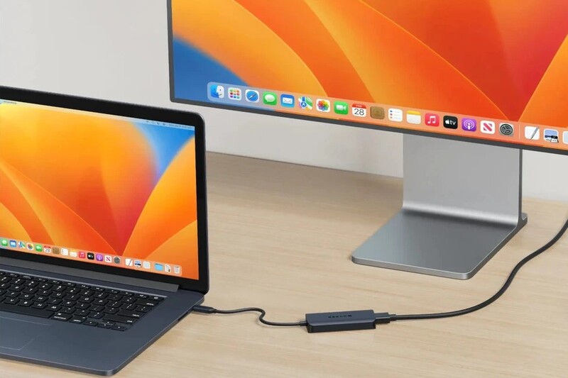 Hỗ trợ màn hình 4K60Hz mở rộng cho Mac, PC và Chromebook.