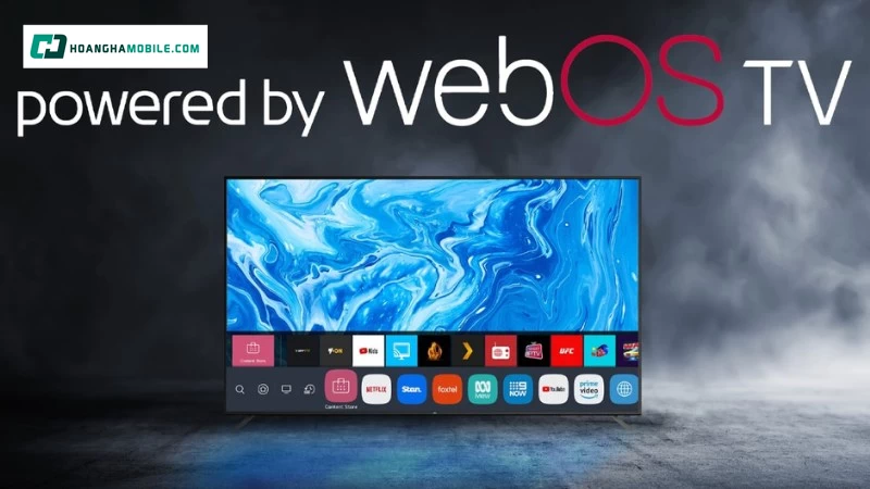 webOS được sử dụng trên tivi LG và được đánh giá cao nhờ giao diện dễ làm quen webOS được sử dụng trên tivi LG và được đánh giá cao nhờ giao diện dễ làm quen