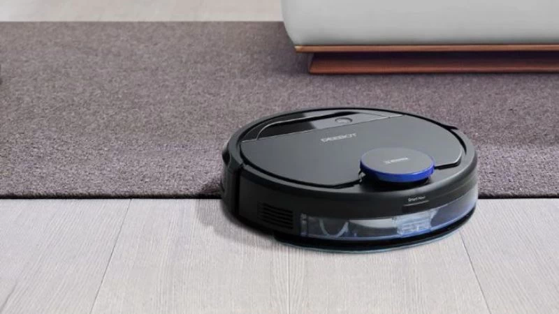 Robot hút bụi, lau nhà Ecovacs có khả năng tránh đồ vật và cầu thang Robot hút bụi, lau nhà Ecovacs có khả năng tránh đồ vật và cầu thang