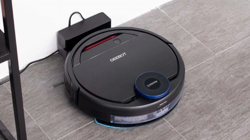 Robot hút bụi, lau nhà Ecovacs có tính năng thiết lập bản đồ không gian Robot hút bụi, lau nhà Ecovacs có tính năng thiết lập bản đồ không gian