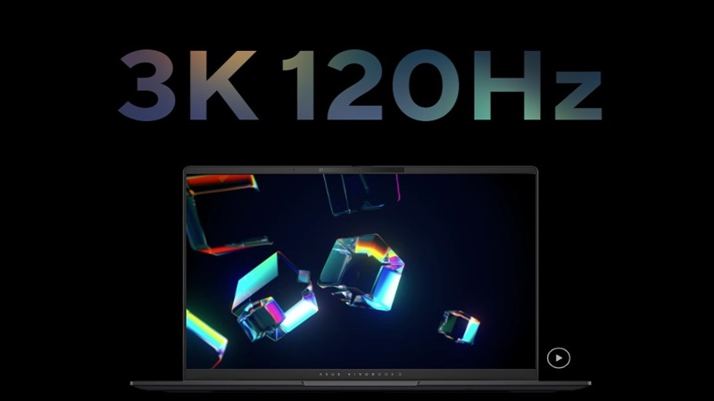 Thiết kế màn hình 3K và 120Hz.
