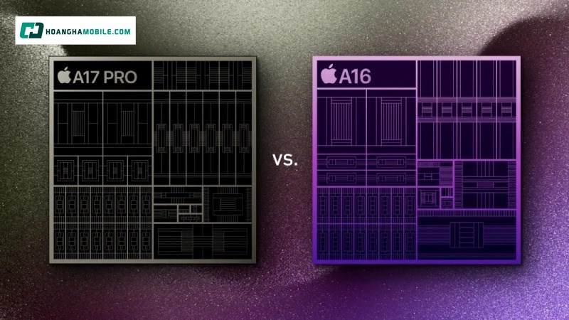 Trong dòng iPhone 15, A17 Pro và A16 Bionic đều là những con chip di động mạnh mẽ và hiệu quả nhất thế giới Trong dòng iPhone 15, A17 Pro và A16 Bionic đều là những con chip di động mạnh mẽ và hiệu quả nhất thế giới