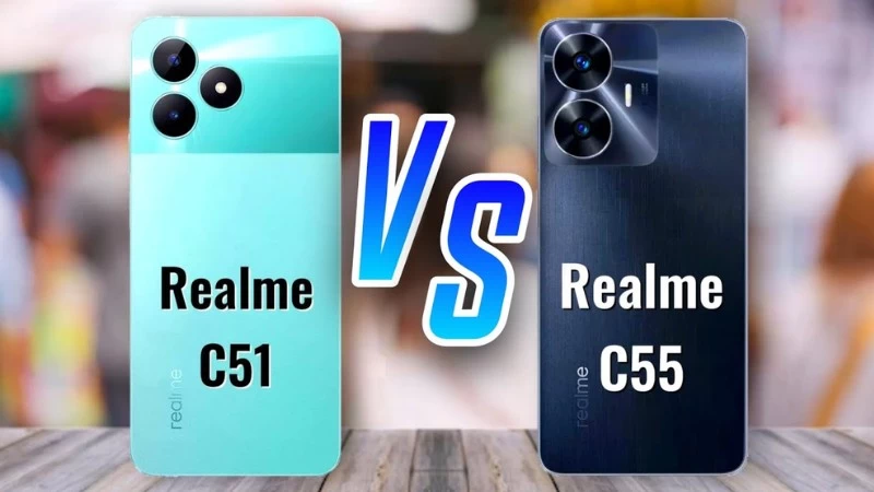 Realme C51 và C55. Realme C51 và C55.