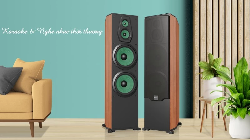 Loa dạng đứng còn được gọi là loa floor-standing, là loại loa cao và thường được đặt trên sàn Loa dạng đứng còn được gọi là loa floor-standing, là loại loa cao và thường được đặt trên sàn