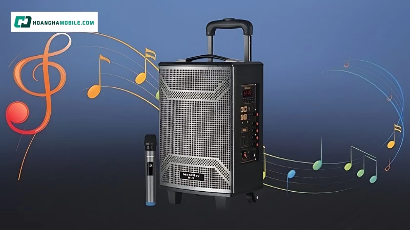 Loa karaoke được thiết kế để phục vụ nhu cầu hát, biểu diễn hoặc tổ chức tiệc Loa karaoke được thiết kế để phục vụ nhu cầu hát, biểu diễn hoặc tổ chức tiệc