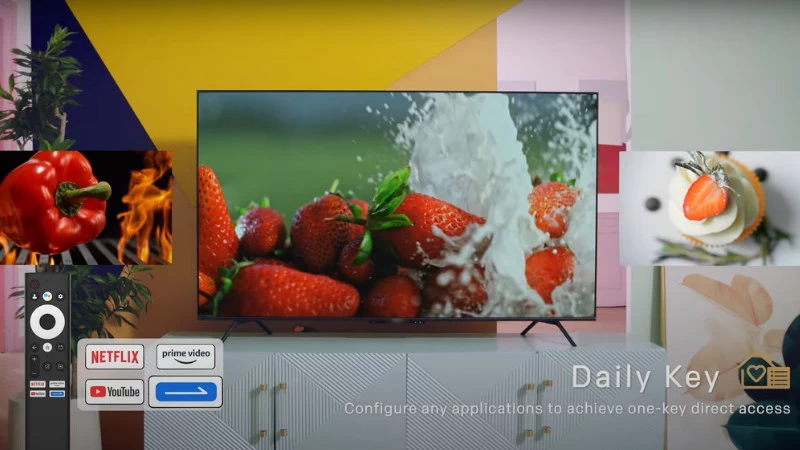 Smart Google Tivi 4K Coocaa 70 Inch 70Y72-15. Phù hợp cho không gian rộng lớn.