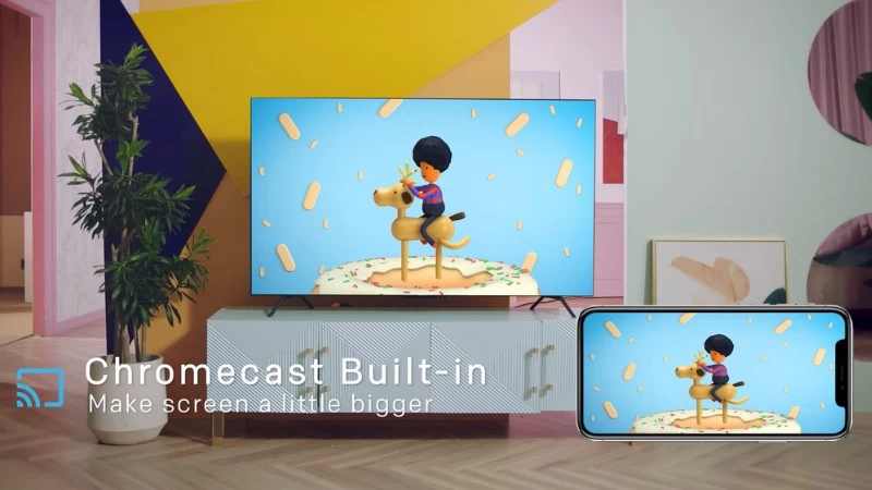 Smart Google Tivi 4K Coocaa 70 Inch 70Y72-14. Kích thước 70 inch.