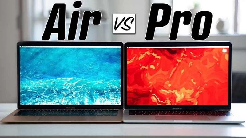 Dòng sản phẩm máy tính xách tay của Apple được chia thành 2 phiên bản, đó là MacBook Pro và MacBook Air Dòng sản phẩm máy tính xách tay của Apple được chia thành 2 phiên bản, đó là MacBook Pro và MacBook Air
