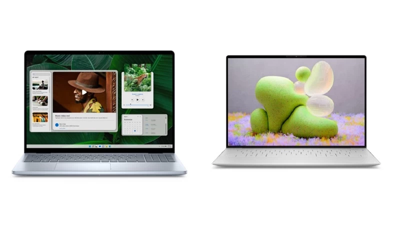 Laptop Dell Inspiron 16 5640 71035923-9. Bàn phím và Touchpad của phiên bản này truyền thống hơn.