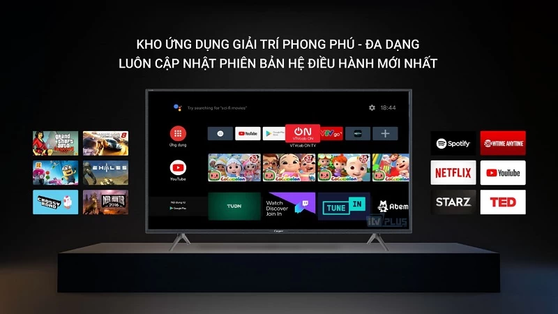Một ưu điểm không thể không nhắc đến trên những sản phẩm TV Casper chính là sự đa dạng của hệ điều hành Một ưu điểm không thể không nhắc đến trên những sản phẩm TV Casper chính là sự đa dạng của hệ điều hành