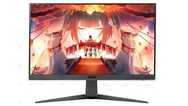 Màn hình MSI có thiết kế góc rộng.