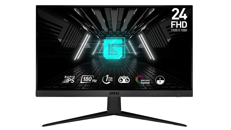 Màn hình MSI có gam màu phủ rộng hơn.