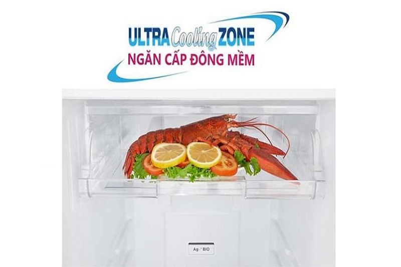 Ngăn cấp đông mềm Ultra Cooling Zone.
