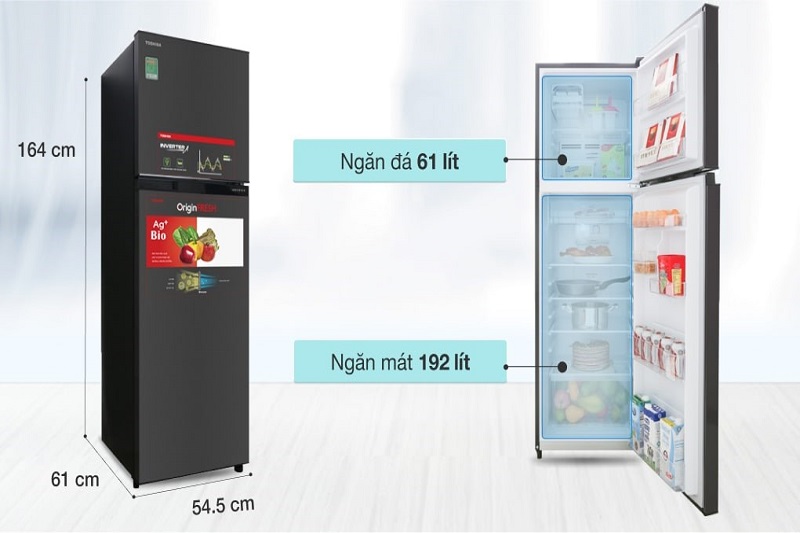 Tủ lạnh Toshiba Inverter.