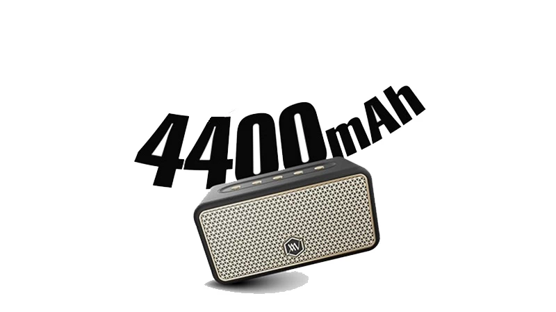Tích hợp pin 4400mAh. Tích hợp pin 4400mAh.
