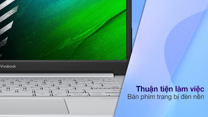 Nhập liệu nhanh chóng với laptop.
