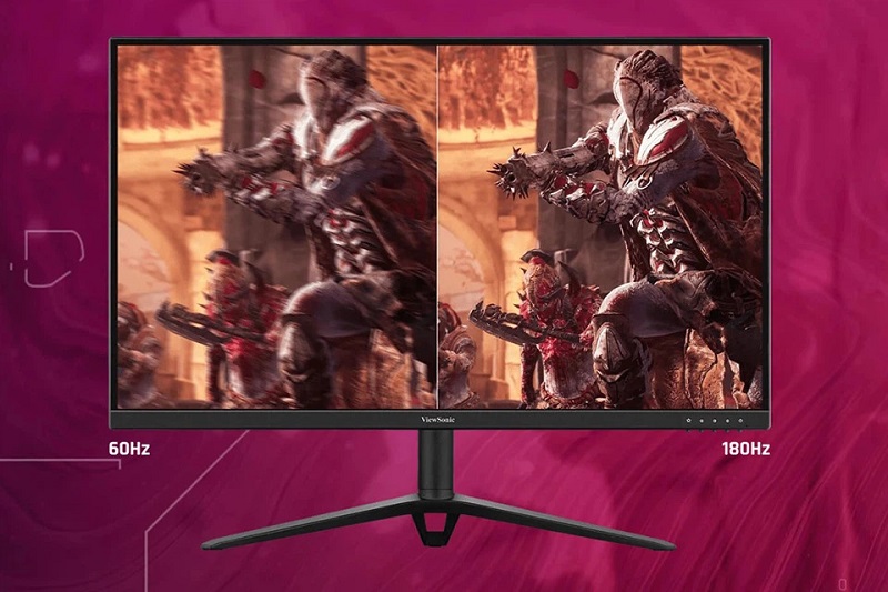 Sự khác biệt với tần số quét 180Hz.
