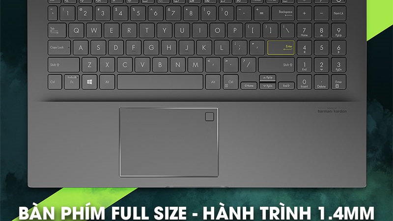 Thao tác gõ phím mượt mà.
